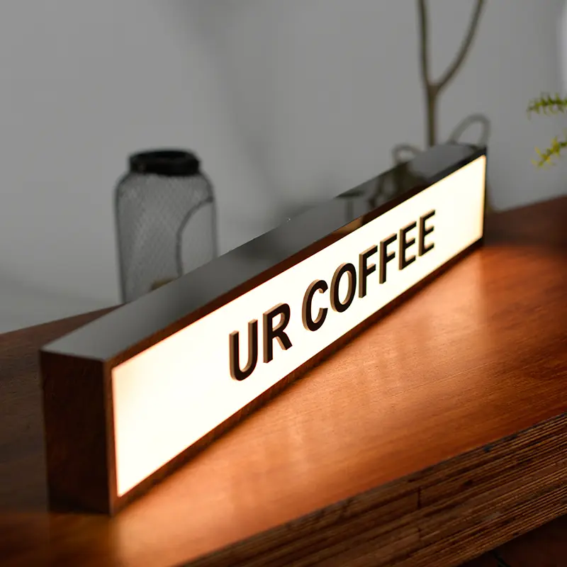 Coffee light box sign